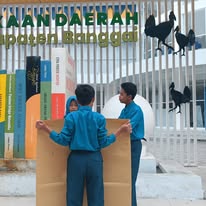 Kegiatan di Perpustakaan Daerah